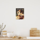 Poster Pears Soap Kids Washing Chien (Cuisine)