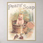 Poster Pears Sopa Baby Ad (Devant)