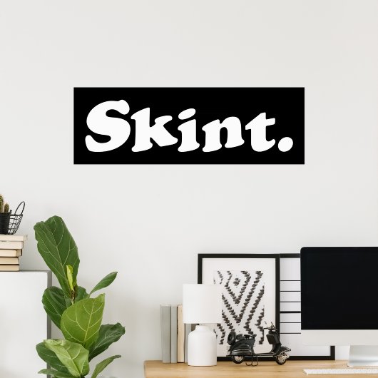 Poster Peau. (Bureau à domicile)