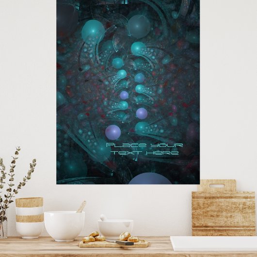 Poster Peau Alien 001 (Cuisine)