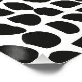 Poster Peau d'animal en noir et blanc (Coin)