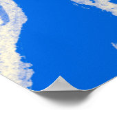 Poster Peau de tigre sans soudure. Aquarelle Jungle Répét (Coin)