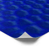 Poster peau en cuir bleu (Coin)