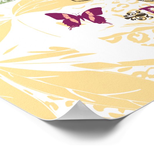 Poster PEBBLES™ Beauté tribale (Coin)