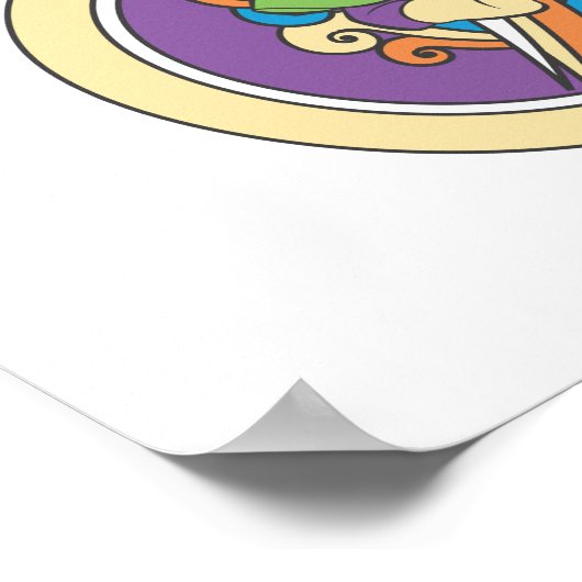 Poster PEBBLES™ Dans Les Étoiles � (Coin)