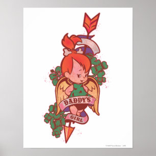 Poster PEBBLES™ Fille de papa