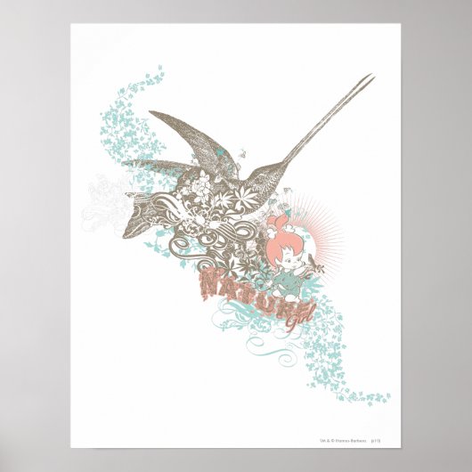 Poster PEBBLES™ Nature Girl (Devant)