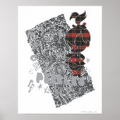 Poster PEBBLES™ Punk Plaid (Devant)