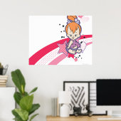 Poster PEBBLES™ sur arc-en-ciel rose (Bureau à domicile)