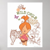 Poster PEBBLES™ Wild Child (Devant)