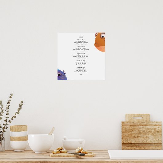 Poster Pêche (Cuisine)