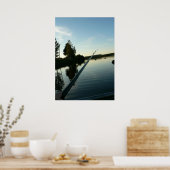 Poster Pêche à Dusk Print (Cuisine)