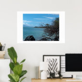 Poster Pêche à Hawaï (Bureau à domicile)