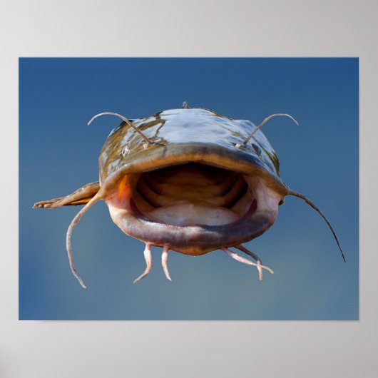 Poster Pêche à la bouche (Devant)