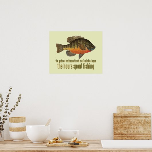 Poster Pêche à la brèche (Cuisine)