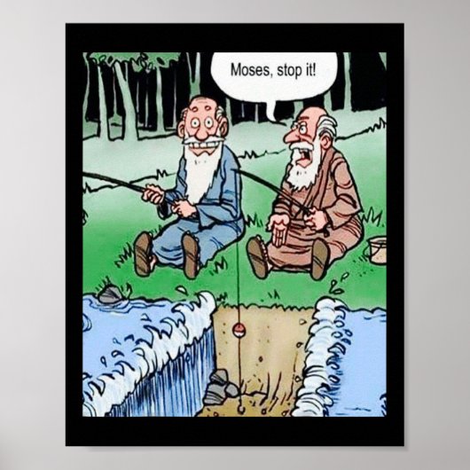 Poster Pêche à la canne de Moïse (Devant)