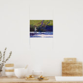 Poster Pêche à la mouche (Cuisine)