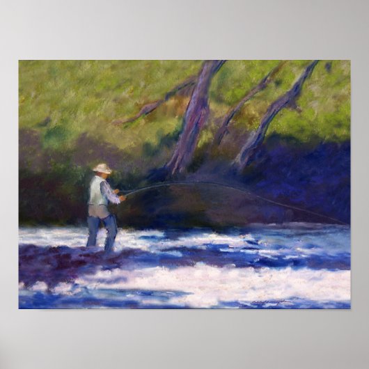 Poster Pêche à la mouche (Devant)
