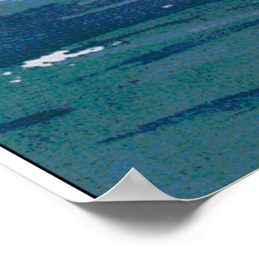 Poster pêche à la mouche (Coin)