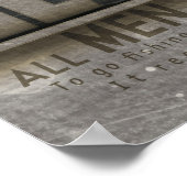 Poster Pêche à la mouche (Coin)