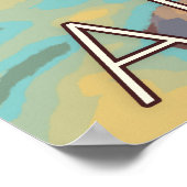 Poster Pêche à la mouche - Dawson, Alaska (Coin)