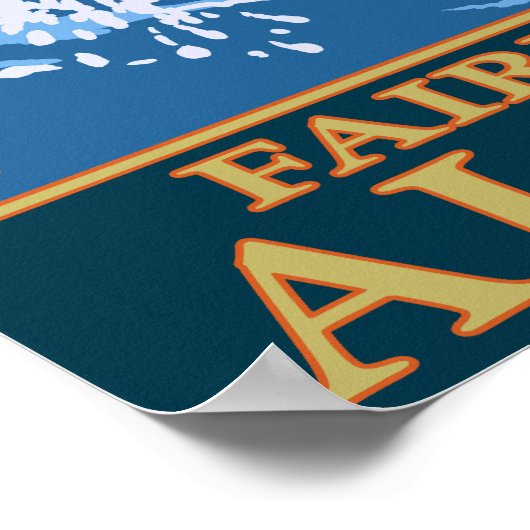 Poster Pêche à la mouche - Fairbanks, Alaska (Coin)