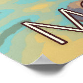 Poster Pêche à la mouche - Gallatin River, Montana (Coin)