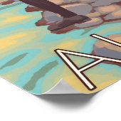 Poster Pêche à la mouche - Katmai, Alaska (Coin)