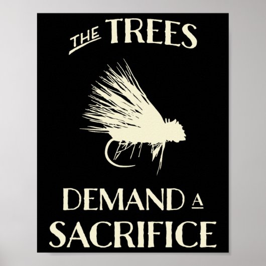 Poster Pêche à la mouche pour la truite Drôle de lancer d (Devant)