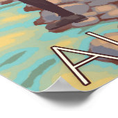 Poster Pêche à la mouche - Yukon, Alaska (Coin)