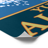 Poster Pêche à la mouche - Yukon, Alaska (Coin)