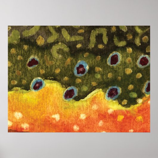 Poster Pêche à la truite (Devant)