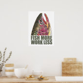 Poster Pêche à la truite Plus (Cuisine)