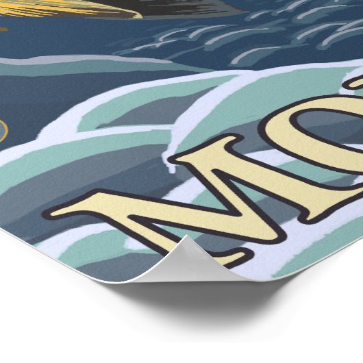 Poster Pêche à la truite, section 3 (Coin)