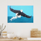 Poster Pêche à l'aigle (Cuisine)
