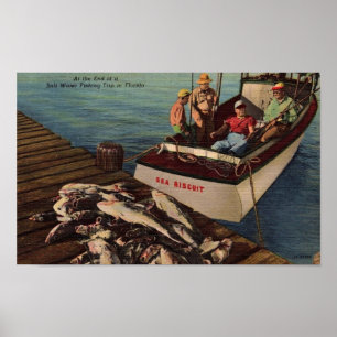 Poster Pêche à l'eau salée en Floride