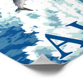 Poster Pêche à l'ours dans la rivière - Sitka, Alaska (Coin)