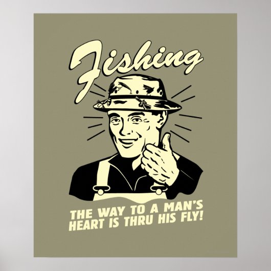 Poster Pêche : À travers sa mouche (Devant)