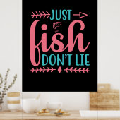 Poster Pêche Art Seulement Poisson (Cuisine)