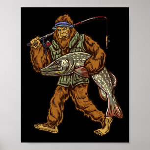 Poster Pêche au brochet Pêche au brochet Chasse au pied d