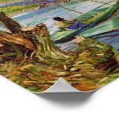 Poster Pêche au printemps, Van Gogh Art (Coin)