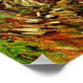 Poster Pêche au printemps Vincent van Gogh (Coin)