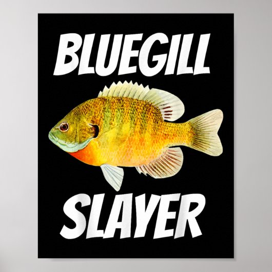 Poster Pêche au Tueur de Bluegill (Devant)