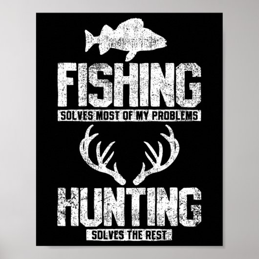 Poster Pêche Chasse (Devant)