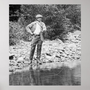 Poster Pêche du Catskills, 1890s