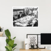 Poster Pêche En Alaska 1922 (Bureau à domicile)