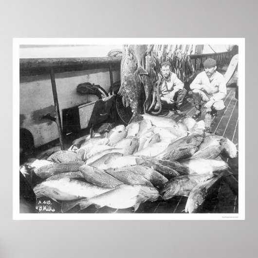 Poster Pêche En Alaska 1922 (Devant)