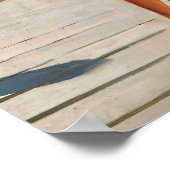 Poster Pêche en haut (Coin)