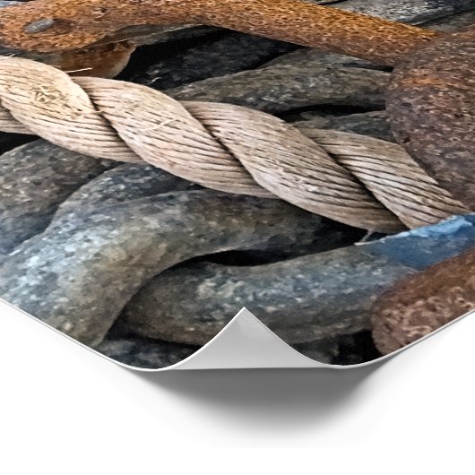 POSTER PÊCHE EN MER (Coin)