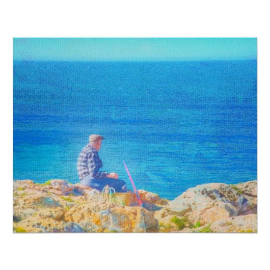 Poster Pêche en mer (Devant)